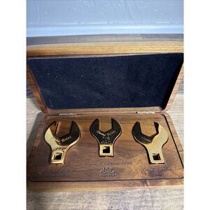 MAC Tools 1994 Limited Edition 24K Gold Plated - 3 Piece Crowfoot Set #2586
